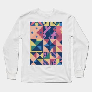 Geometric design Long Sleeve T-Shirt